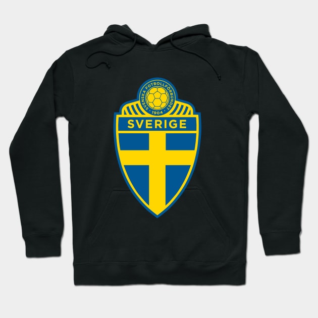 Sweden National Football Team Hoodie by alexisdhevan